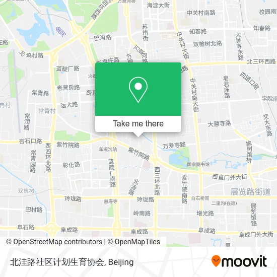 北洼路社区计划生育协会 map