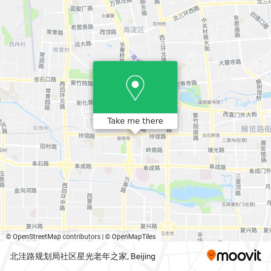 北洼路规划局社区星光老年之家 map