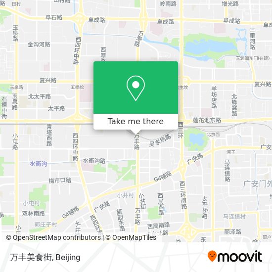 万丰美食街 map