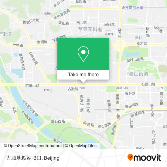 古城地铁站-B口 map