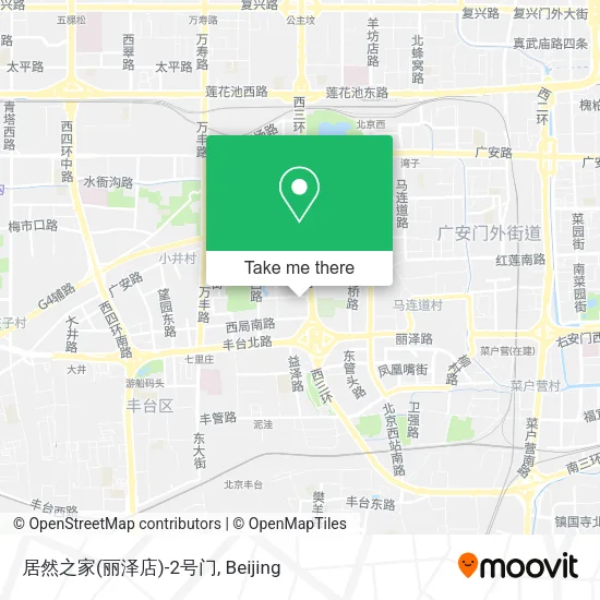 居然之家(丽泽店)-2号门 map