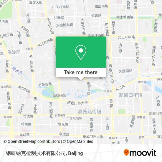 钢研纳克检测技术有限公司 map