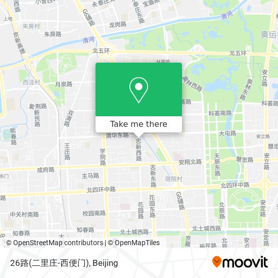 26路(二里庄-西便门) map