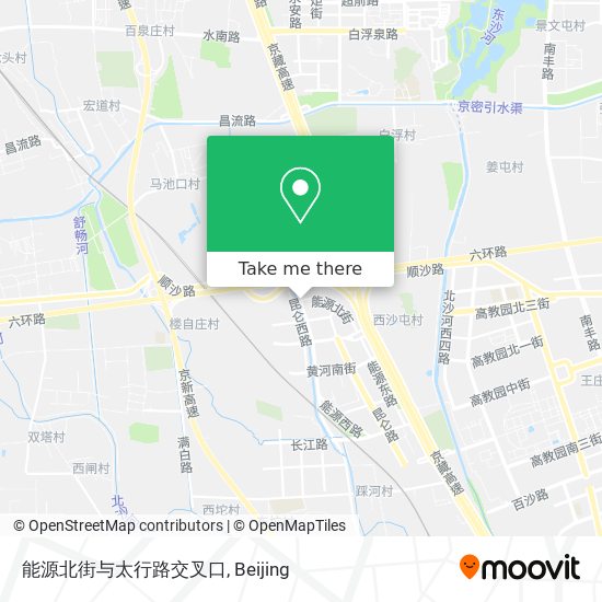 能源北街与太行路交叉口 map