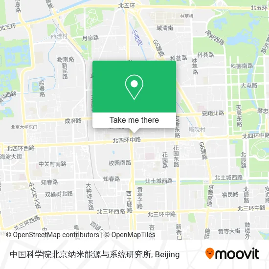 中国科学院北京纳米能源与系统研究所 map