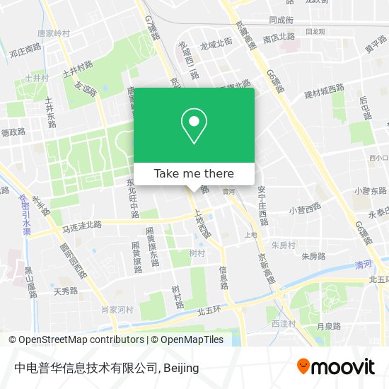 中电普华信息技术有限公司 map