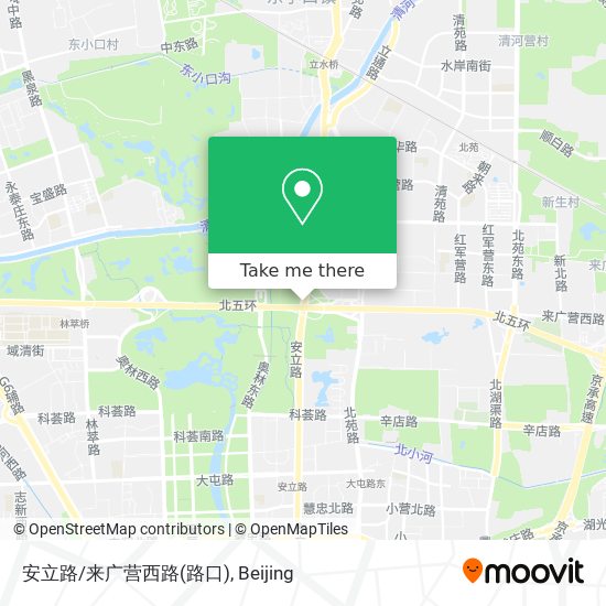 安立路/来广营西路(路口) map