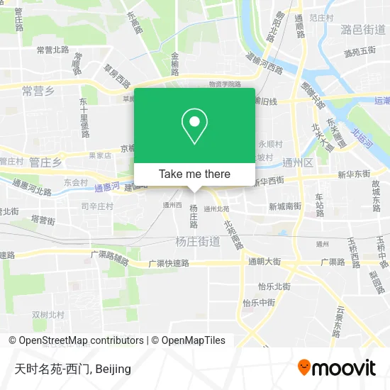 天时名苑-西门 map