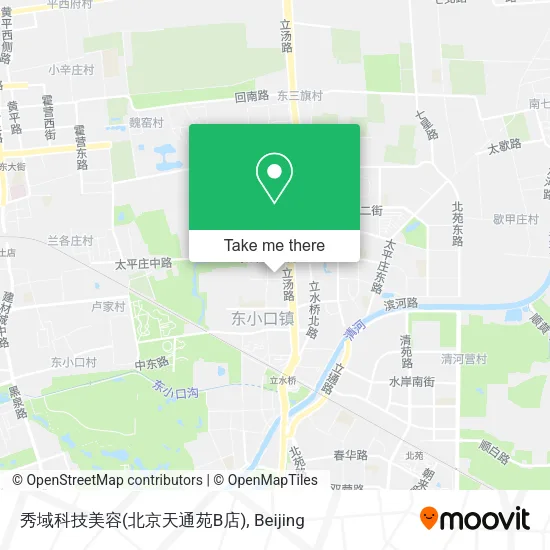 秀域科技美容(北京天通苑B店) map