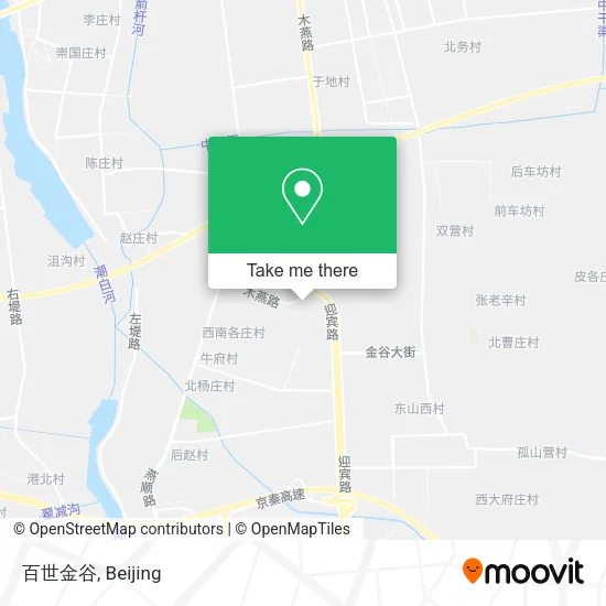 百世金谷 map