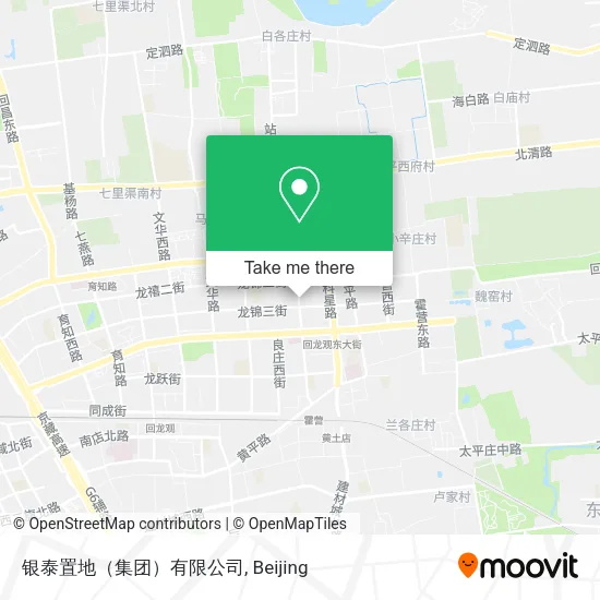 银泰置地（集团）有限公司 map