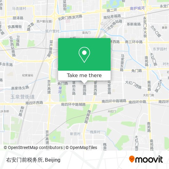 右安门前税务所 map