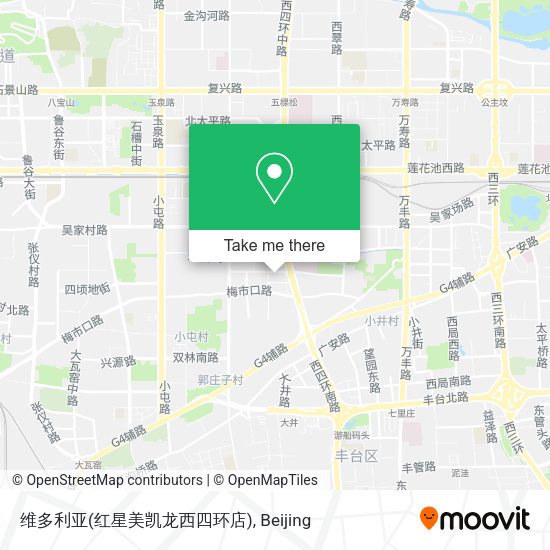 维多利亚(红星美凯龙西四环店) map