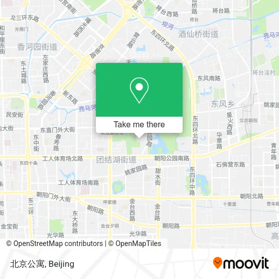 北京公寓 map