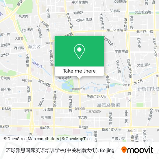 环球雅思国际英语培训学校(中关村南大街) map