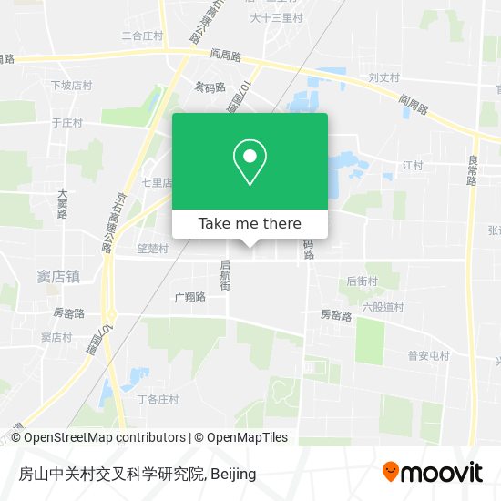 房山中关村交叉科学研究院 map