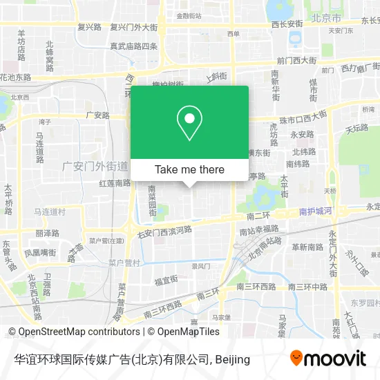华谊环球国际传媒广告(北京)有限公司 map
