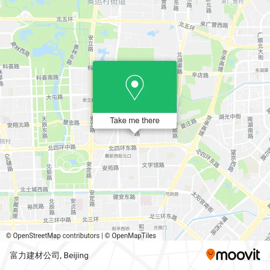 富力建材公司 map
