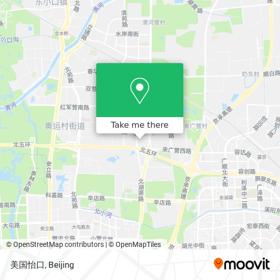美国怡口 map