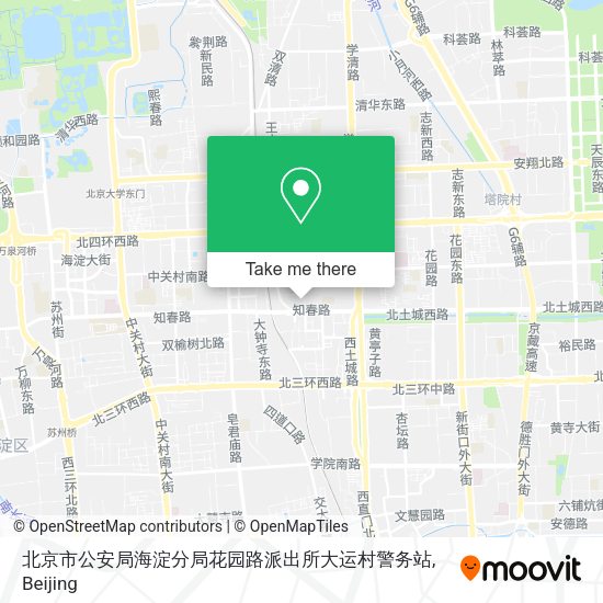 北京市公安局海淀分局花园路派出所大运村警务站 map