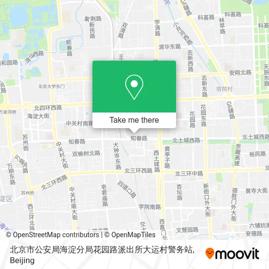 北京市公安局海淀分局花园路派出所大运村警务站 map