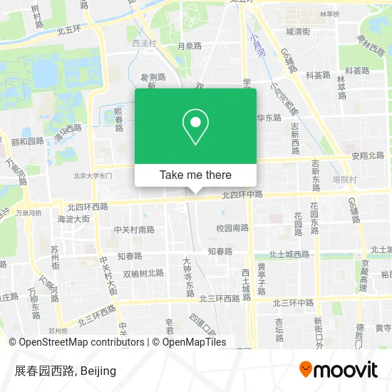 展春园西路 map