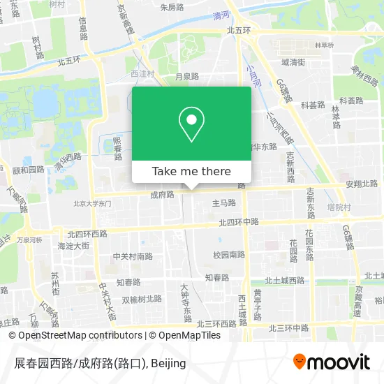 展春园西路/成府路(路口) map