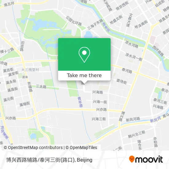 博兴西路辅路/泰河三街(路口) map