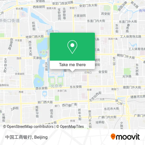 中国工商银行 map