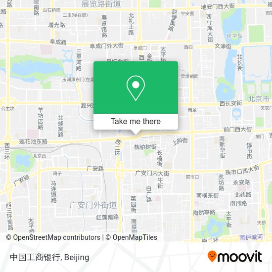 中国工商银行 map