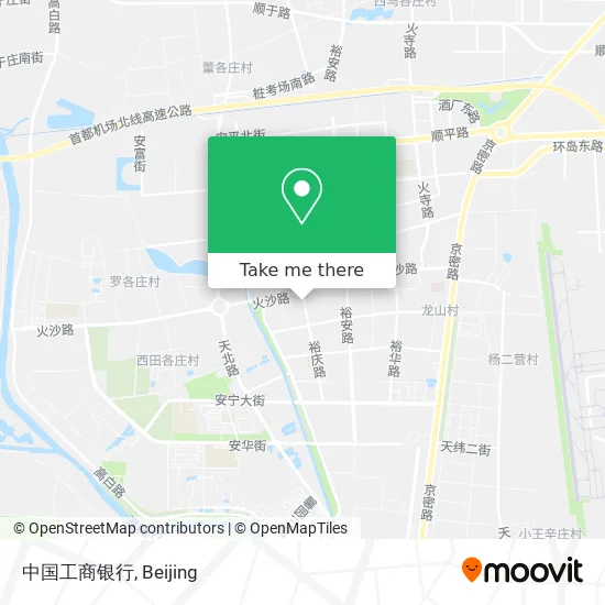 中国工商银行 map