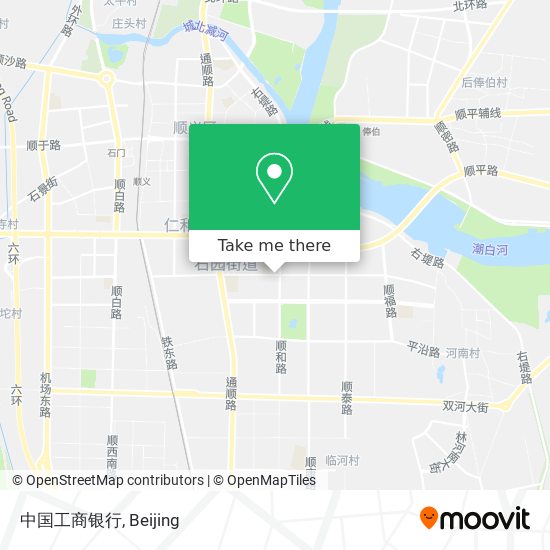 中国工商银行 map