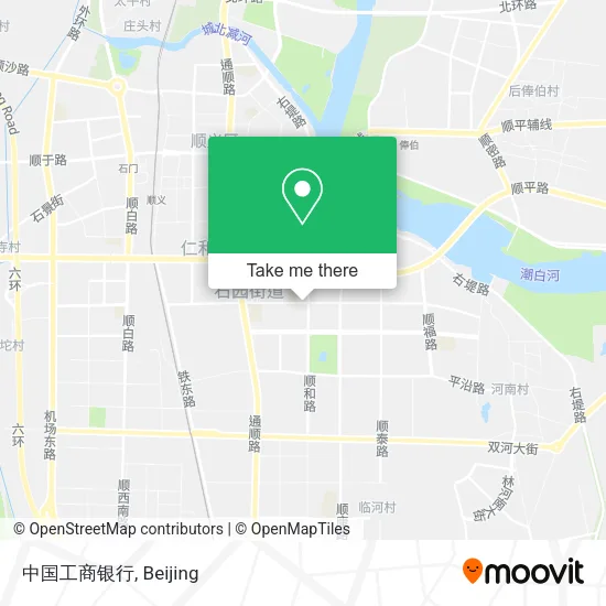中国工商银行 map