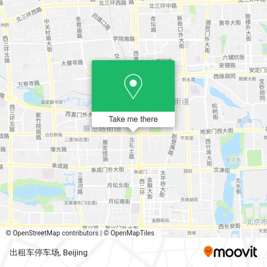 出租车停车场 map