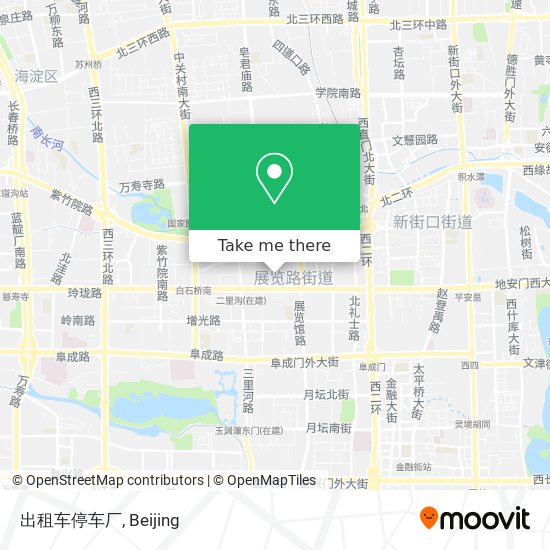 出租车停车厂 map