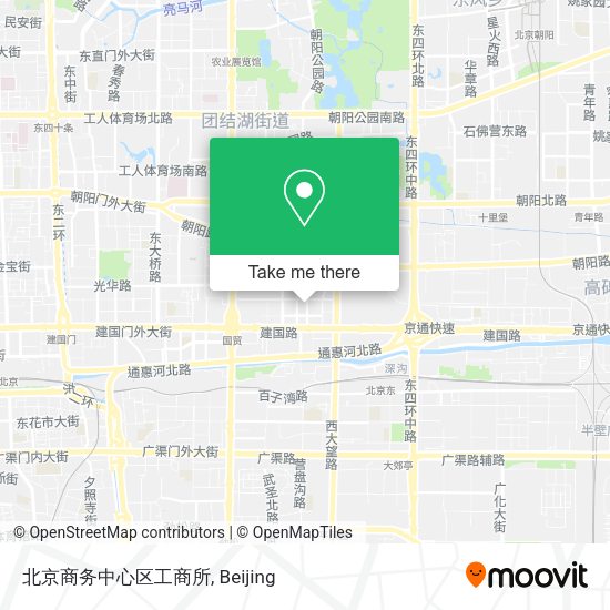 北京商务中心区工商所 map