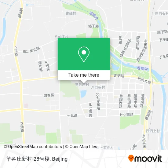 羊各庄新村-28号楼 map