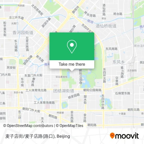 麦子店街/麦子店路(路口) map