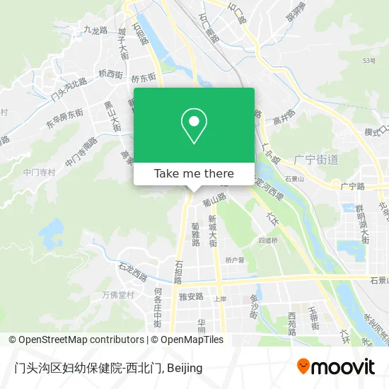 门头沟区妇幼保健院-西北门 map