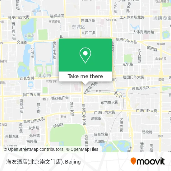 海友酒店(北京崇文门店) map