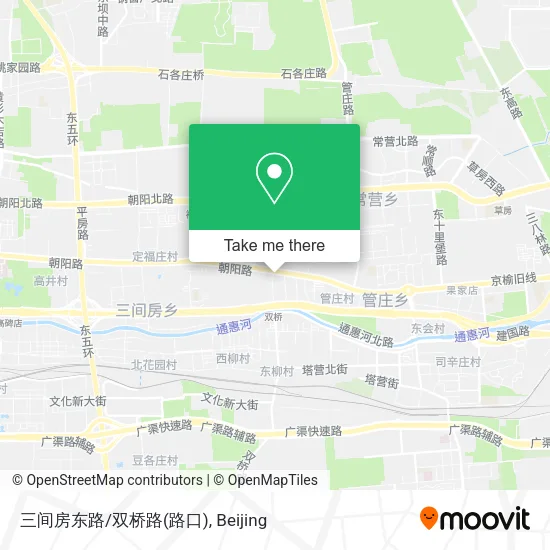 三间房东路/双桥路(路口) map