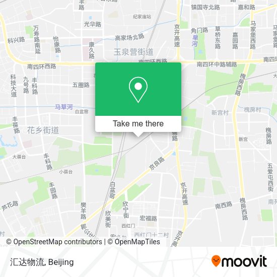汇达物流 map