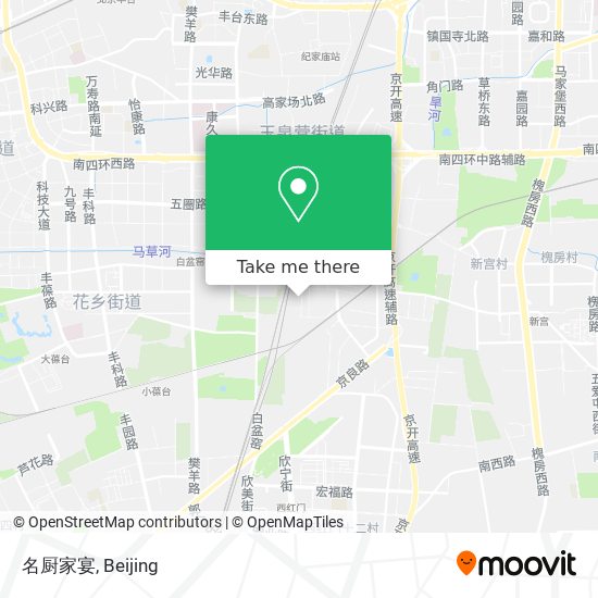 名厨家宴 map