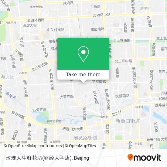 玫瑰人生鲜花坊(财经大学店) map