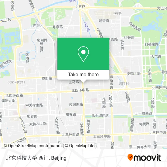 北京科技大学-西门 map