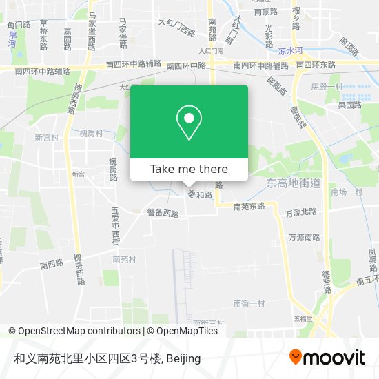 和义南苑北里小区四区3号楼 map