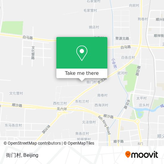 衙门村 map