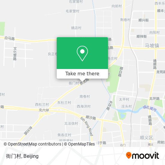 衙门村 map