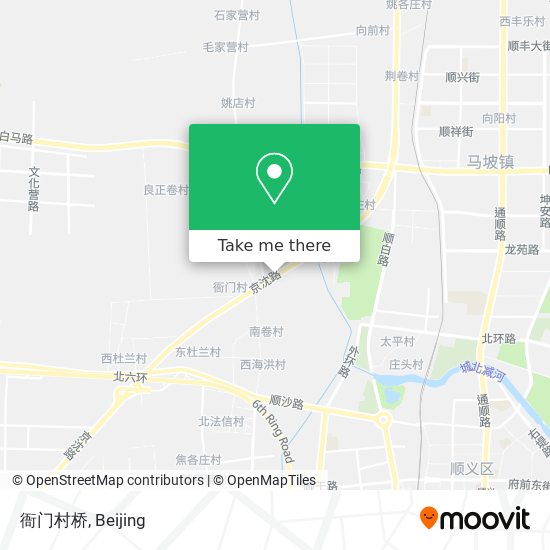 衙门村桥 map