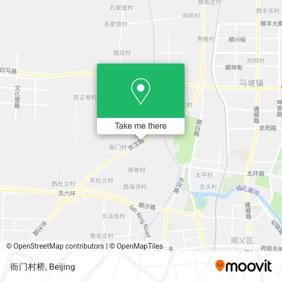 衙门村桥 map